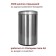 Drive bin touch Pioneer WB124S, 12 l, silver color
