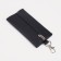 Key of zipper, length 13 cm, metal ring, black color