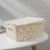 Storage basket with a lid "Chamomile", 3 l, 24 × 18 × 10.5 cm, ivory color