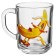 Glass Glass "Frutis", 200 ml, MIX drawing