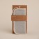 Massage Massage SL Home "Ortika", bamboo fiber, 21 × 20.5 cm, beige color