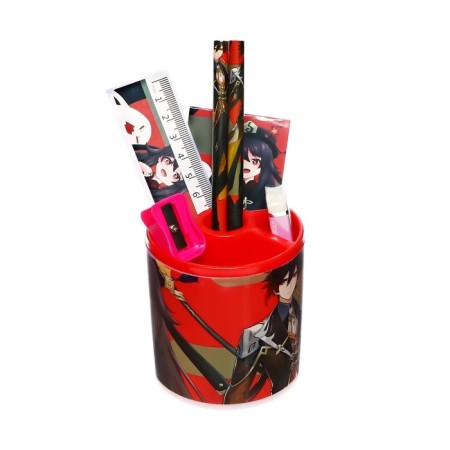 Set of desktop stationery, 6 items, calligrata "Anime"-1