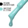 Nail varnish gel, Classic Colors, 3 phase, 8ml, LED/UV, pastel-turquoise color (27)