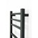 Electric towel Grois Alex, 300x800 mm, 8 crossbars, lower, black