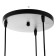 Bayerlux lamp "Kovalce" 3he27 40W black 33x33x35-120cm