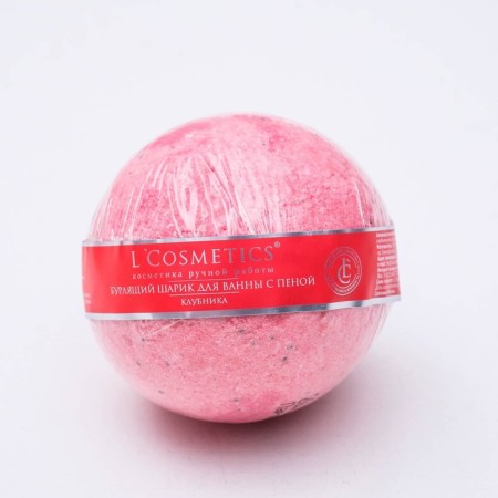 L’ Cosmetics bathtubs "strawberries" with foam, 130 g-8