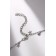 Metallica chocker stars, silver color, l = 30