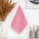 Trick "Ethel" 30x30cm, ash-pink color 340 g/m2, 100% cotton