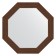 Mirror in the baguette frame, mosaic Antique copper 70 mm, 63.0x63.0 cm