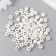 Beads for creativity tree "White" D-0.8 cm, set of 20 g