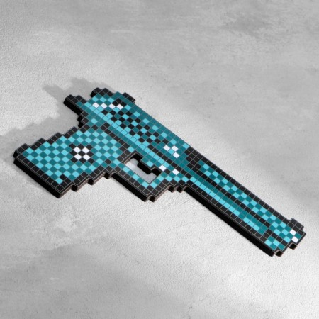 Wooden souvenir "Glock" Pixel, Diamond-1
