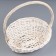 Camping of baskets, 44x34x10/18/44cm, 38x29x9/16/39cm, 32x24x8/14/34cm, willow, white