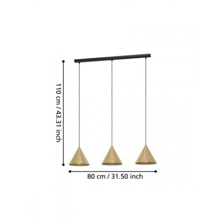 Narices 3x40W E27 chandelier-3