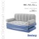 Divine Multi-Max inflatable with 3-B-1, with built-in electric pump, 188 x 152 x 64 cm, 75079