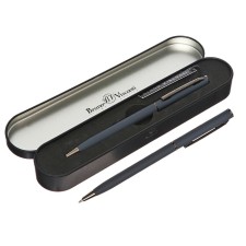 Switching handle, 0.7 mm, BrunovisConti Palermo, Blue rod, metal case Soft Touch graphite, in case