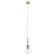Cameron lamp, 1x40W G9, bronze color