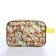 Cosmetic bag with lightning, beige/yellow/pink color