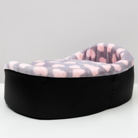 Lynchik "Oxford" No. 4, with fur, 53 x 43 x 16 cm Mix of flowers-3