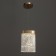 Bayerlux lamp "Kseno" LED 6W gold 16x3x26-130 cm
