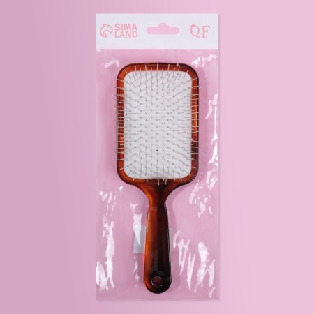 The comb massage, wide, 9 × 24.5 cm, the color "amber"-3