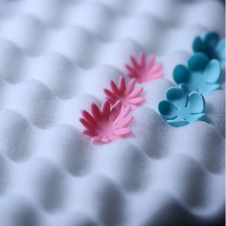 Mat for drying flowers from the mastic of the share, 24.5 × 19 × 2.5 cm, white color-4