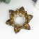 Glass Glass for 1 candle "Olive olive" 5x13.5x13.5 cm