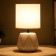 Board lamp "Adelela" E14 40W white-pink 15x15x29 cm
