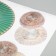 Interior plastic sticker 3D "Cosmic flowers" 52x35 cm