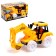 Excavator Truck, works on batteries, light and sound, yellow color