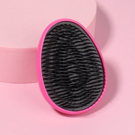 Massage comb, 7 × 9 cm, PVC box, color mix-3