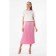 Female skirt, size 42, pink color