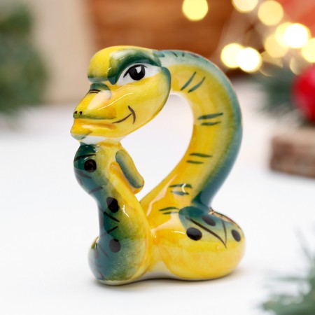 Souvenir "Snakers Green", 7 cm, porcelain-1