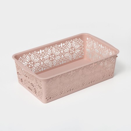 Floral storage basket, 25 × 15 × 7.5 cm, mix color-2