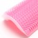 Massager - Cheskalka on an angle with cat mint for cats, size S, 13.5*9*5 cm, pink