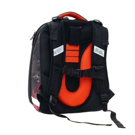School backpack 38 x 30 x 16 cm, ergonomic back, stavia "tank", multicolor-1
