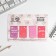 Avocato Time magnetic bookmarks on a postcard, 4 pcs