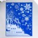 A set of decorative stickers "Winter Picture" 30x38 cm, set 2pcs
