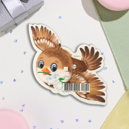 Decoration on the tape "Bird" 18x18 cm-1