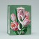 Gift package laminated, packaging, “tulips”, S 12 x 15 x 5.5 cm