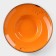 Porcelain plate for Magistro paste "Cerera", 160 ml, D = 21 cm, Orange color