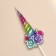 Set of candles for the cake, 3 pcs "Magic Unicorn", multi -colored