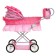 Puppet stroller No. 11, pink color with lilac