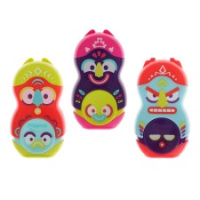 Zapochilok 1 hole with the Maped Loopy Fancy container, with an eraser, 2B1, mix