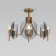 Ceiling chandelier with glass plafones ROCCO, 40W, E14, 67x67x47 cm