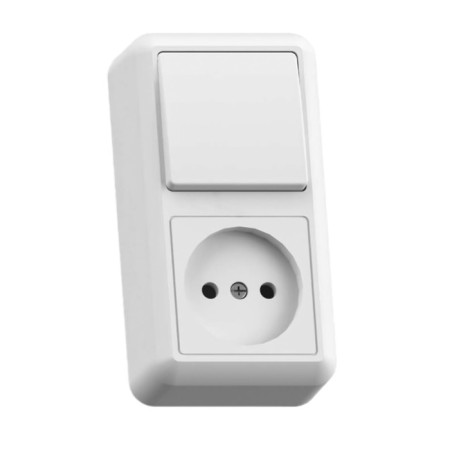 Combined Block "Kuntsevo" "Optima", OP, BKVR-427 Roset 1 key, white color