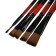 Set of brushes, nylon, flat, 5 pieces, straight