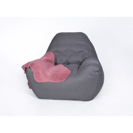 Handwheel armchair "Eden", the color is dark - gray, horn