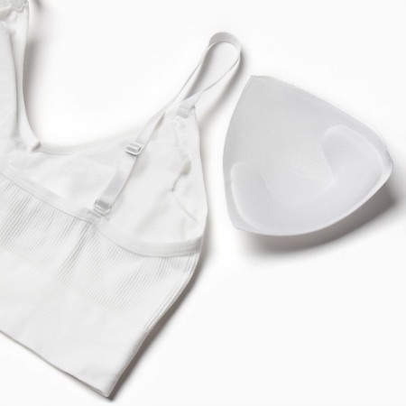 Female set (top, slips), white color, size 42-46-8