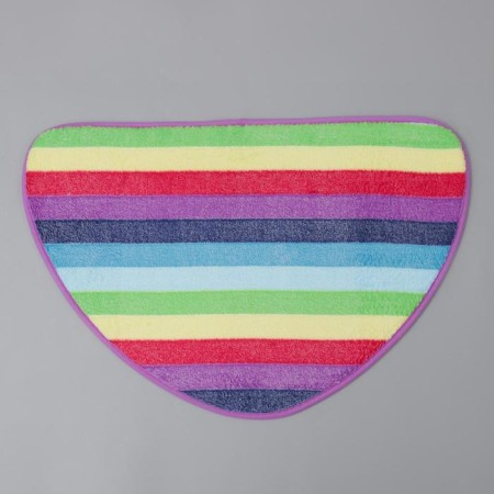 Rainbow wave rug, 40 × 59 cm-1