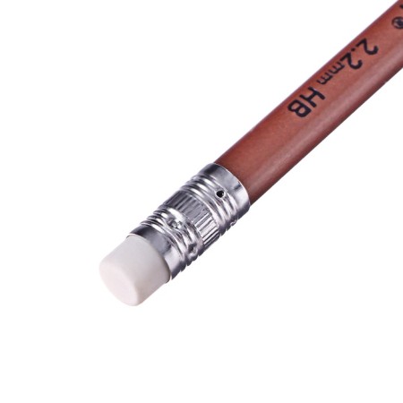 Chernographic pencil with Erichkrause "Metallic", HB, Grifel d = 2.2 mm, plastic, round in a tube, metallic mix-8